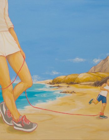 Ariadne vor dem Labyrinth | Acryl-Druck