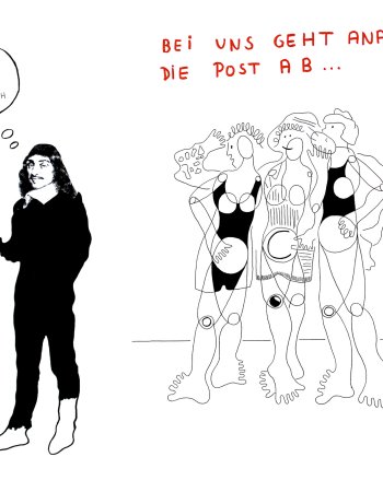 Bei uns geht analog die Post ab