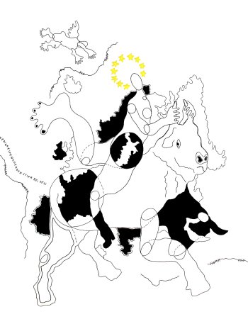 Den Stier bei den Hörnern packen oder nach den Sternen greifen oder Hommage an Europa