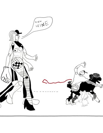 Des Pudels Kern oder der Teufel ist los oder zieh Leine oder Hommage an die Faustin