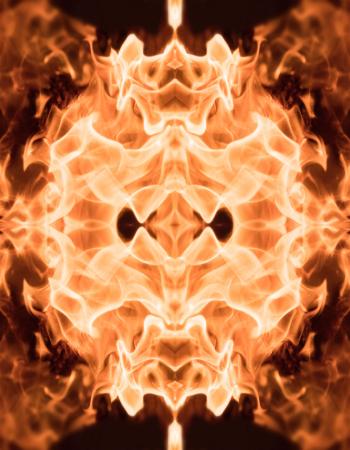 Feuerkaleidoskop III von III