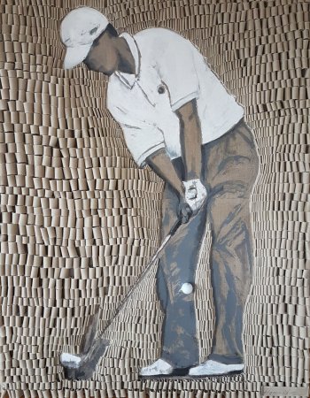 Golfer weiß