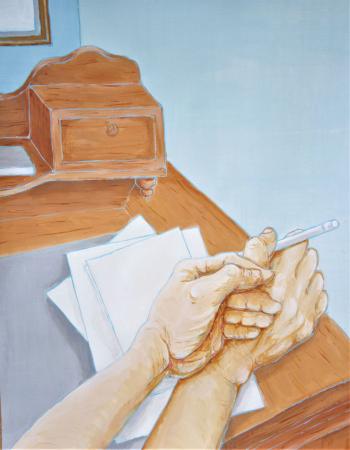 Arbeitsplatz am Land