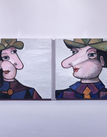 Nasenlanges Verlangen (zwei Bilder nach Picasso)