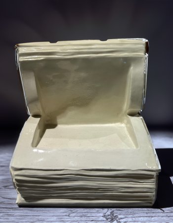 Buch Porzellan, weiß