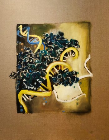 Molecular Art: LINEs - They Make Up Around 21.1% of the Human Genome