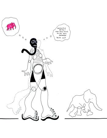 Elefantöse Zeiten oder denk (nicht) an den rosa Elefanten