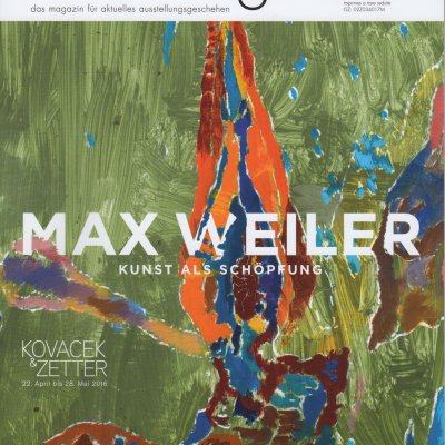 Vernissage Nr. 327 Mai - Juni 2016 Cover Image