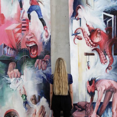 BURN-IN represents painter and singer-songwriter Stephanie Balih since August 2023.