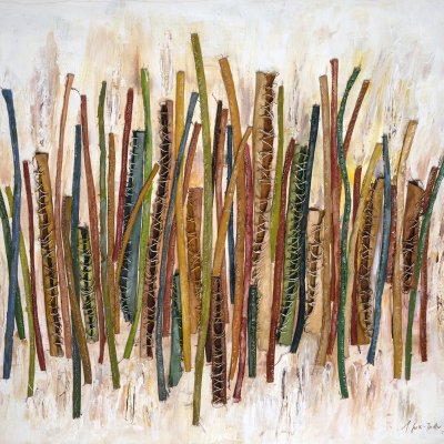 BURN-IN vertritt die Malerin und Textilkünstlerin Susanne Guzei-Taschner ab 1/22 