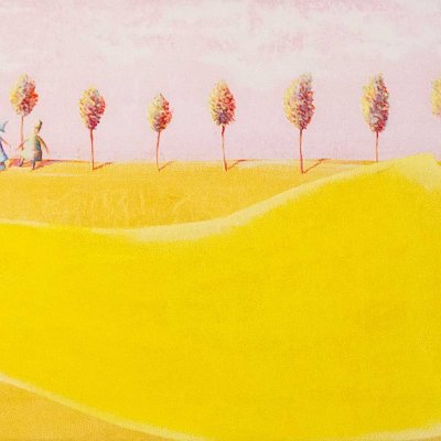 wie ein zitronengelbes Lachen