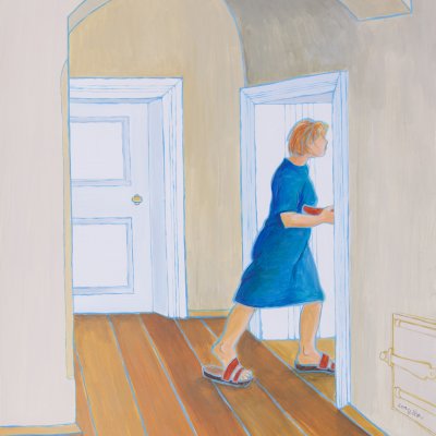 Gewölbe mit Hausfrau