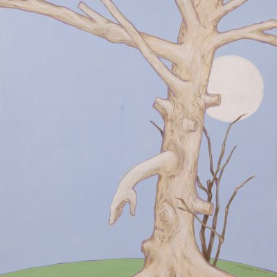 stark beschnittener Baum