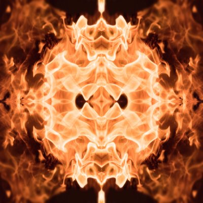 Feuerkaleidoskop III von III