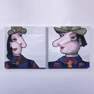 Nasenlanges Verlangen (zwei Bilder nach Picasso)