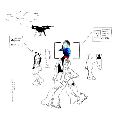 Mit Argusaugen oder schräger Vogel