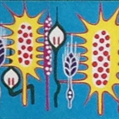 Serie Semillas klein blau