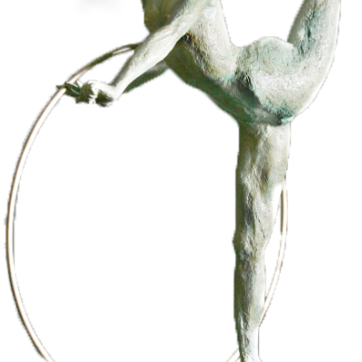 ginnasta con cerchio