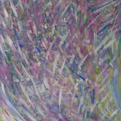 Waldlichtung mit Wildröschen