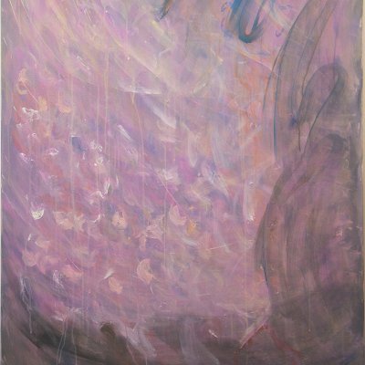 Blühende Brombeersträucher