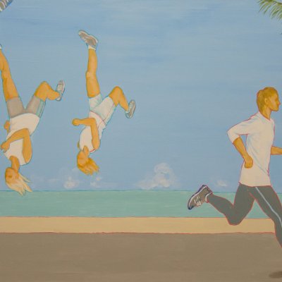 Luftläufer in Hawaii