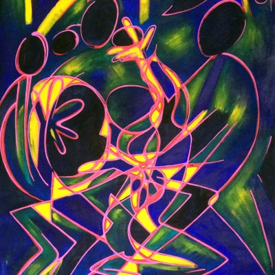 Moutia Dance Black Pink