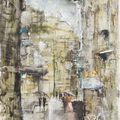 Sommerlicher Regenschauer 