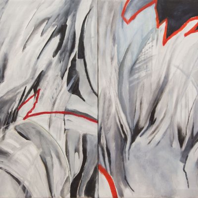 Schwarz- Weiß, Diptychon