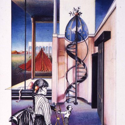 Kleines Mädchen mit Clown