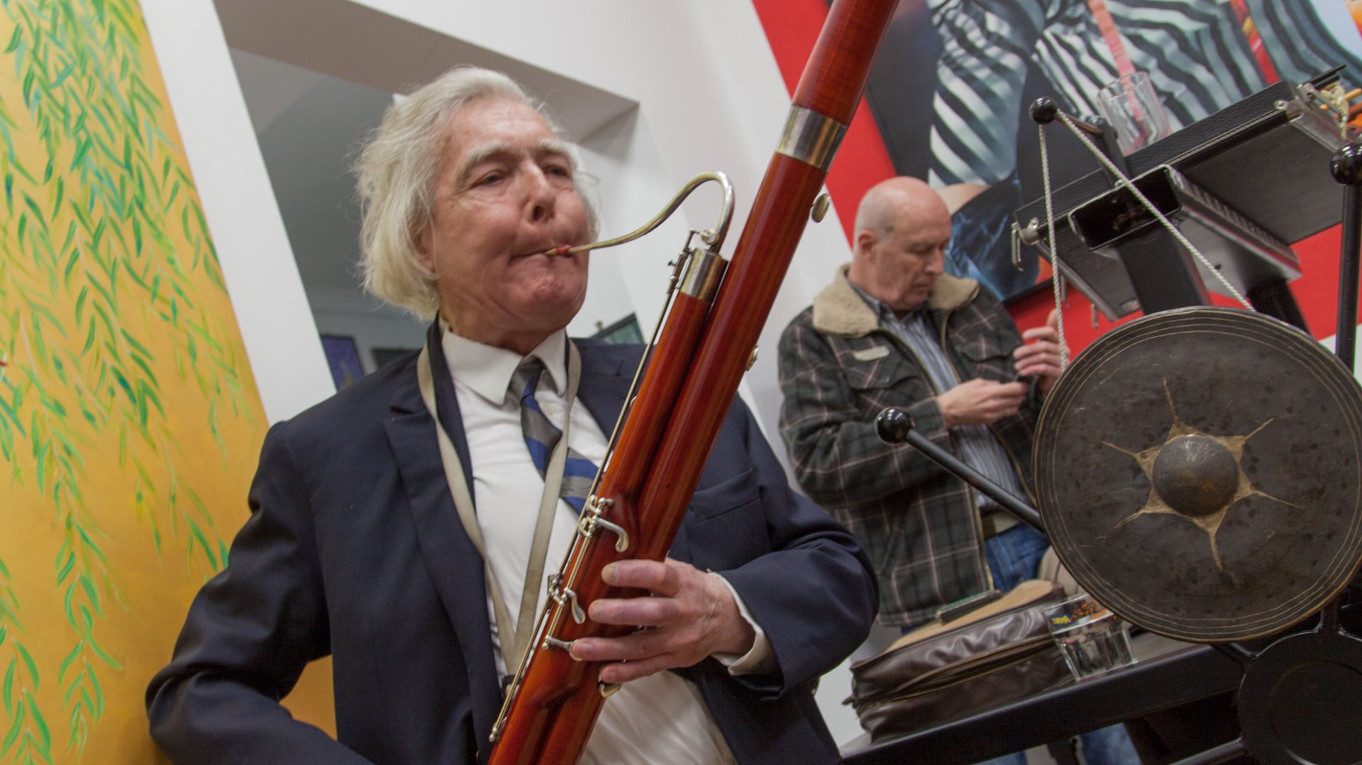 Impressionen vom stimmungsvollen, bestens besuchten Gedenk-Konzert am 30.12.2015 in der BURN-IN Galerie