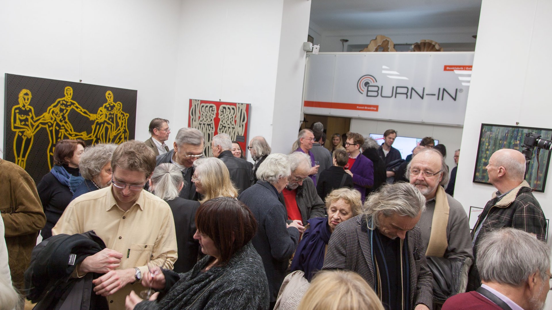 Impressionen vom stimmungsvollen, bestens besuchten Gedenk-Konzert am 30.12.2015 in der BURN-IN Galerie