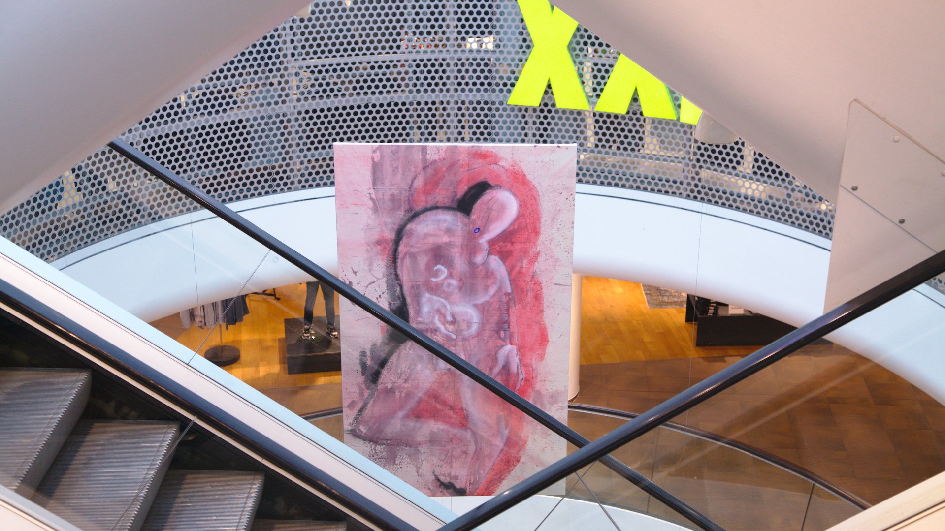 BURN-IN | Bespielung des Gerngross Atriums mit Originalkunst