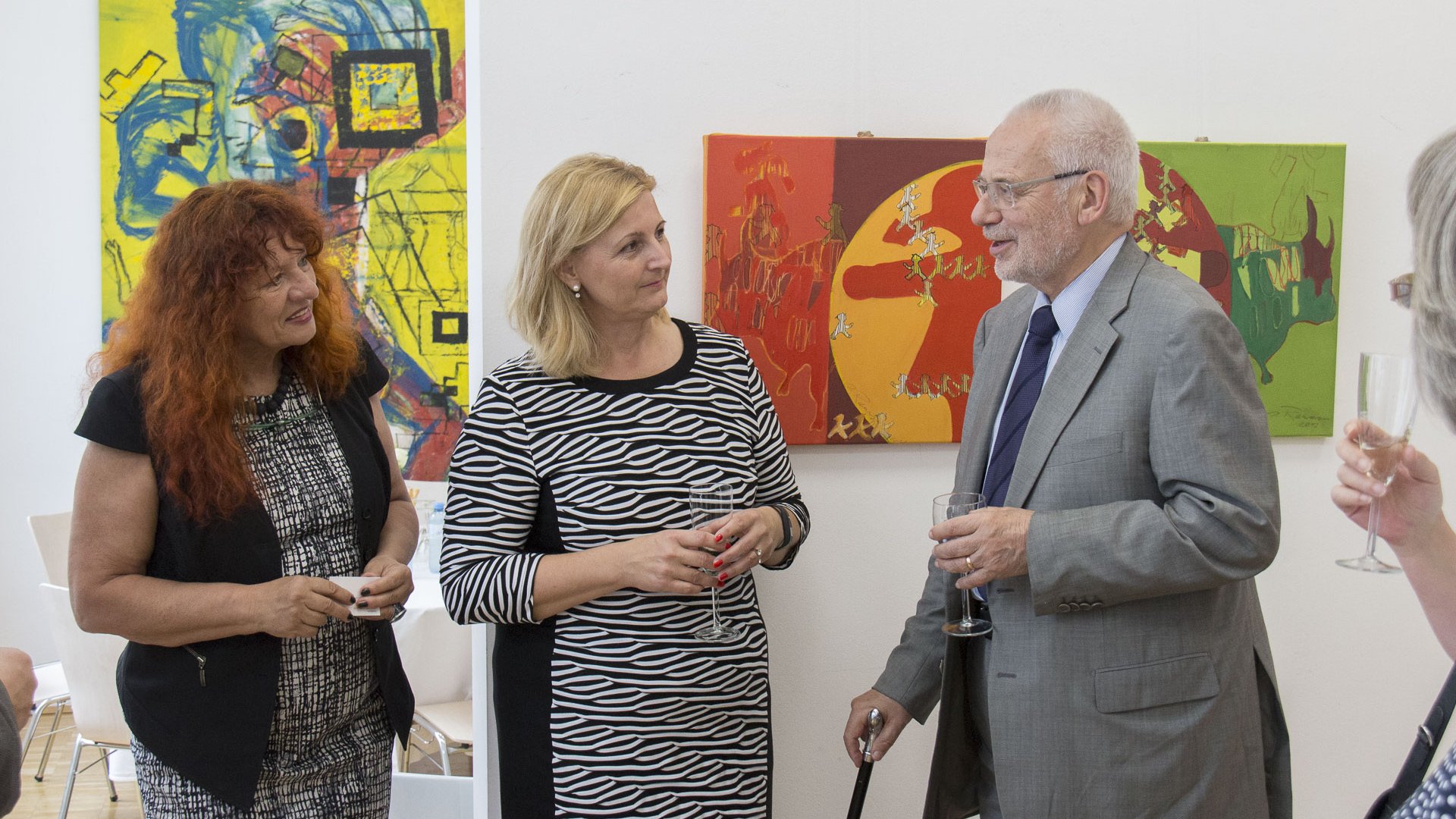 Renate Polzer, Sonja Dolzer, Dr. Erhard Busek