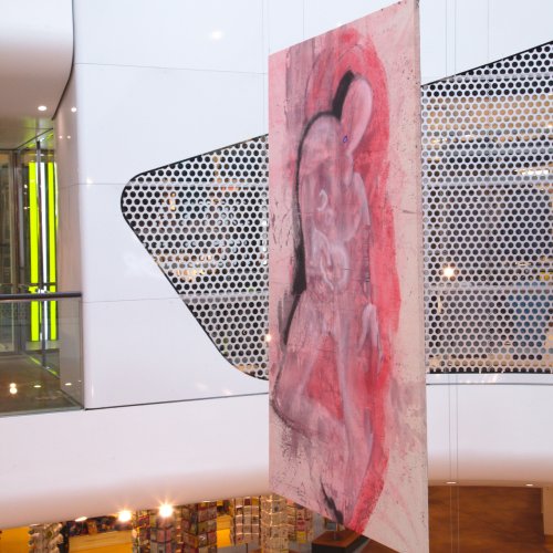 BURN-IN | Bespielung des Gerngross Atriums mit Originalkunst