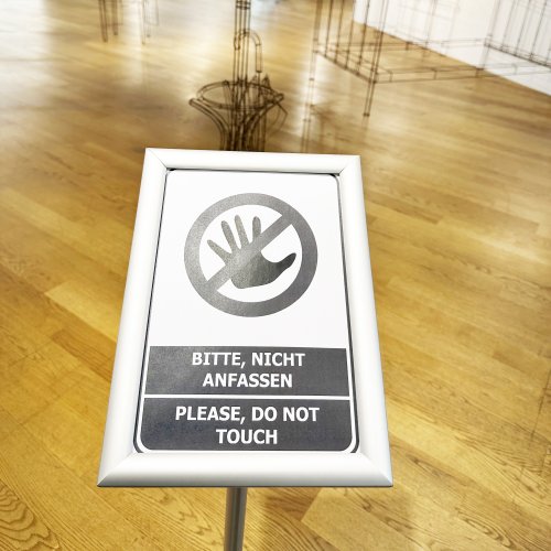 BURN-IN Ausstellungsimpression | Drahtkunst Markus Moser