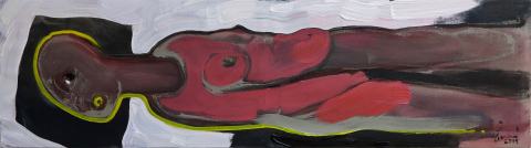 Weißes Kissen  - Schwarzer Traum