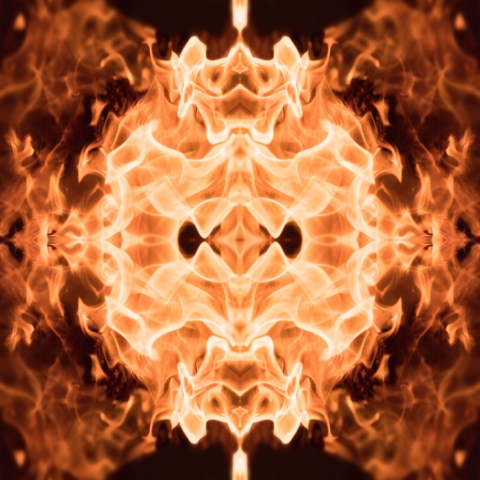Feuerkaleidoskop III von III