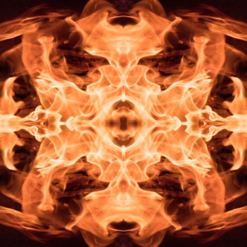 Feuerkaleidoskop II von III