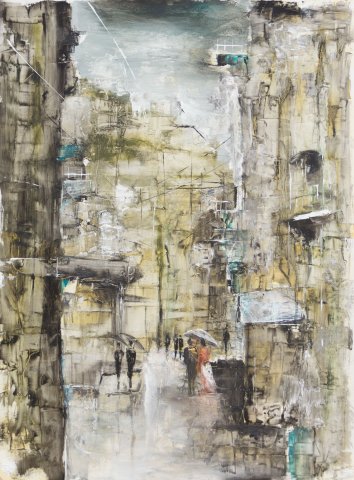 Sommerlicher Regenschauer 