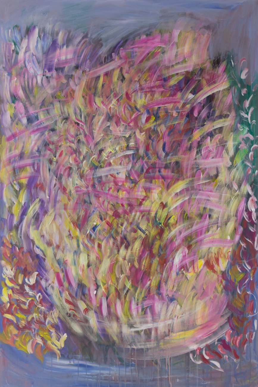 Dahlien an einem See