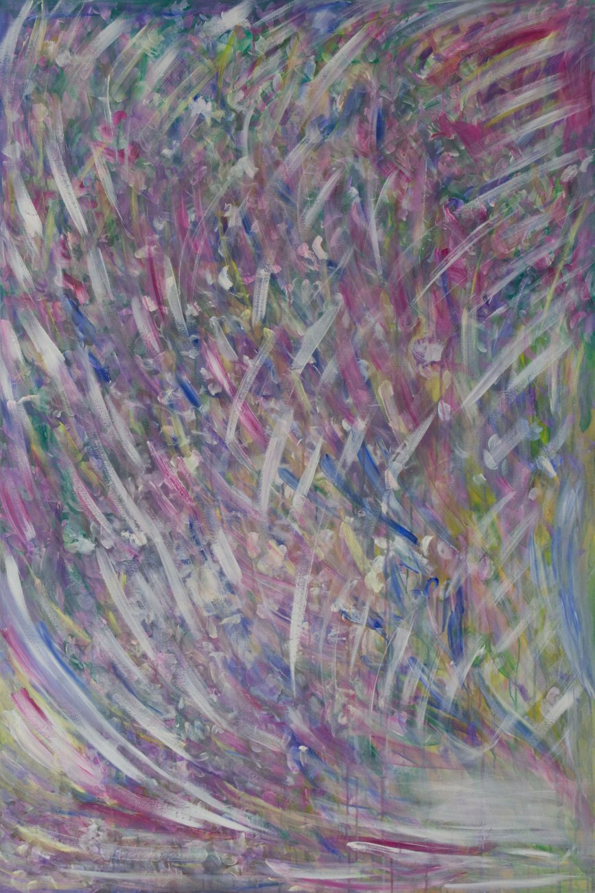 Waldlichtung mit Wildröschen