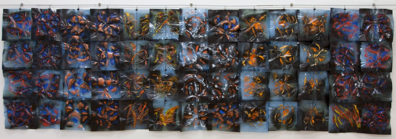 Mauer - Röntgenbild-Relief