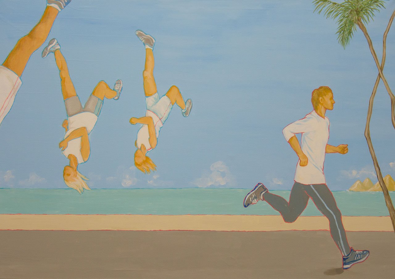 Luftläufer in Hawaii