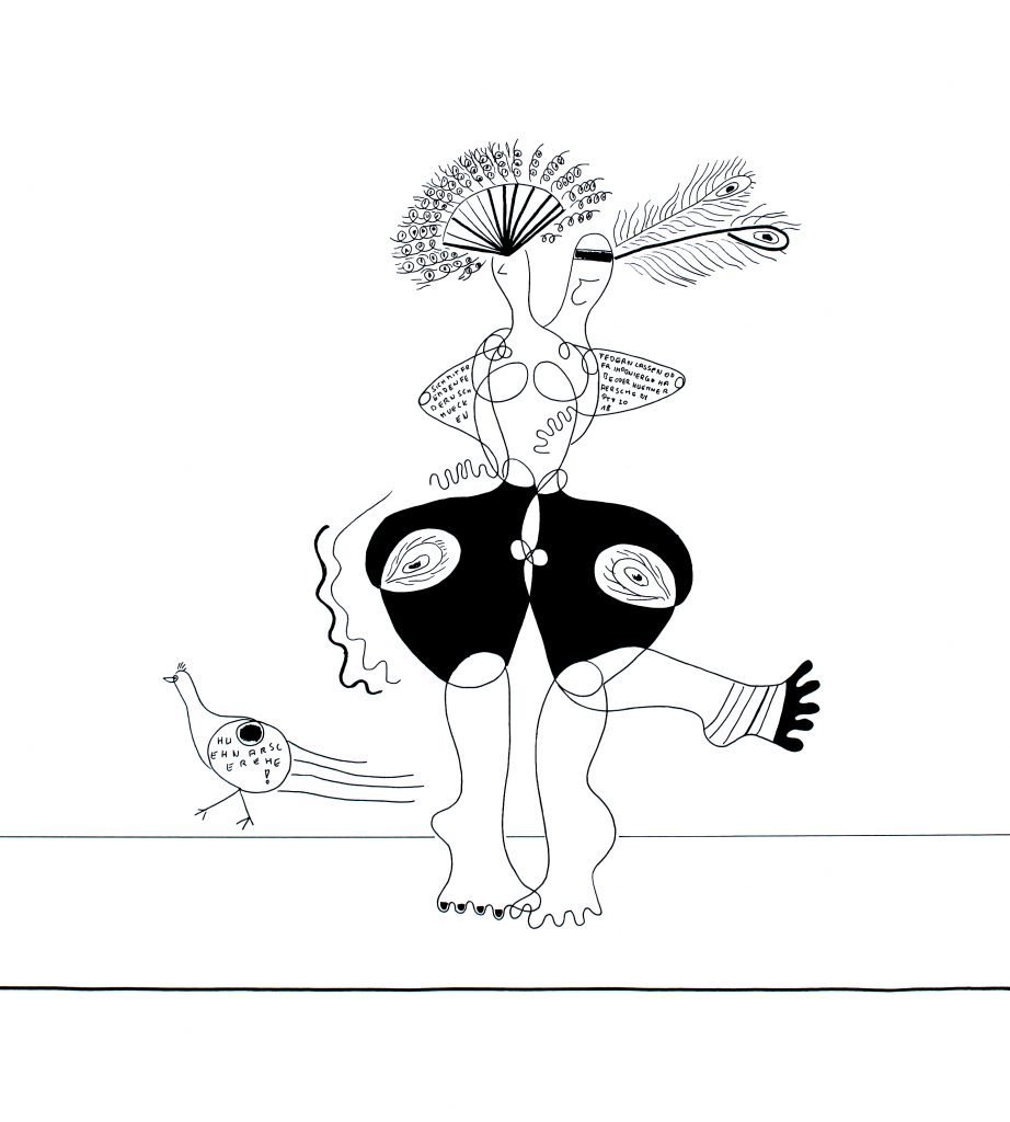 Auf den Kopf gestellt oder um 180 Grad gedreht