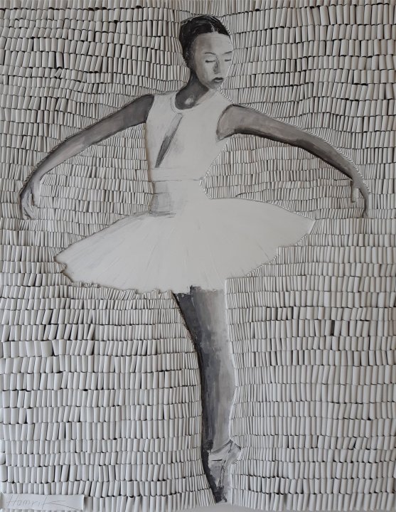 Ballerina Spitze S/W