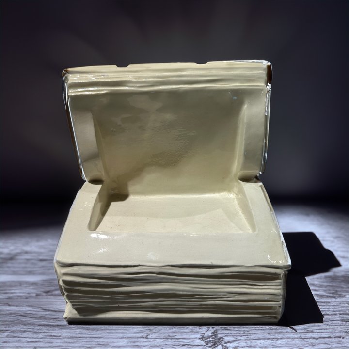 Buch Porzellan, weiß