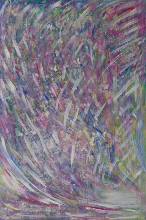 Waldlichtung mit Wildröschen