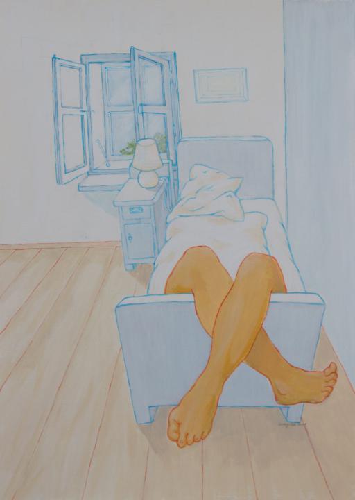 ländliches Schlafzimmer