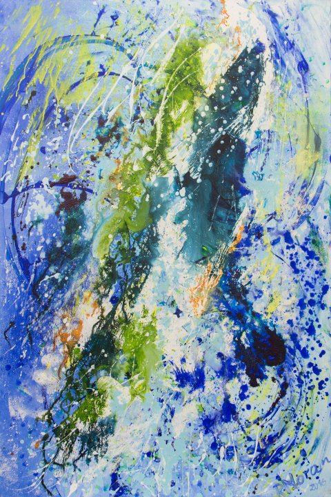 Sog und Fall-Geräusche