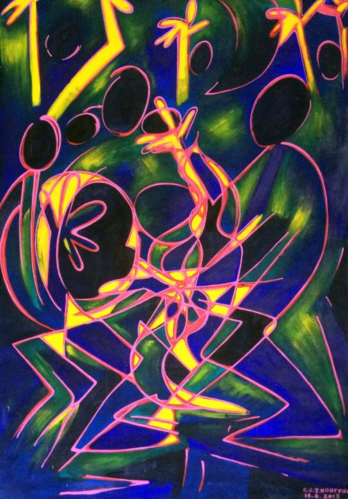 Moutia Dance Black Pink